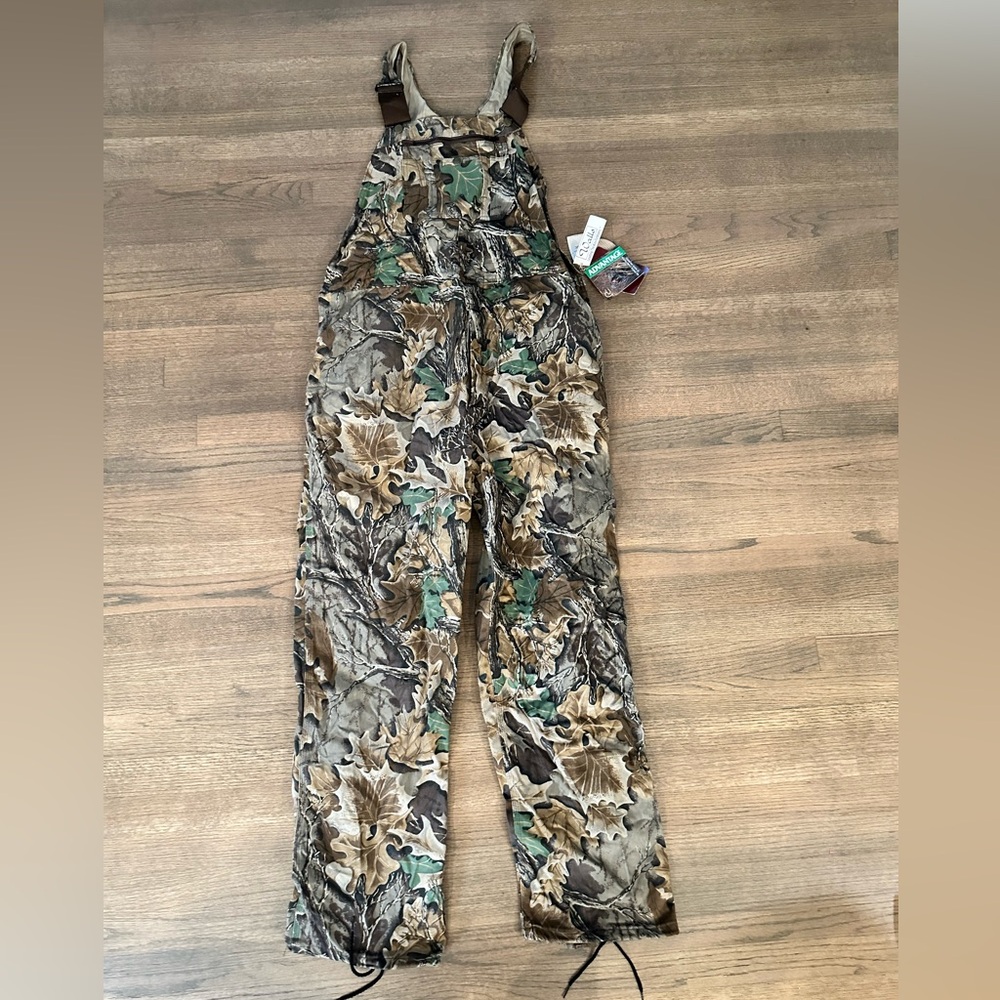 NEW Vintage Walls Camouflage Overalls-Size 46-32-100% Cotton-Quiet and Comfy